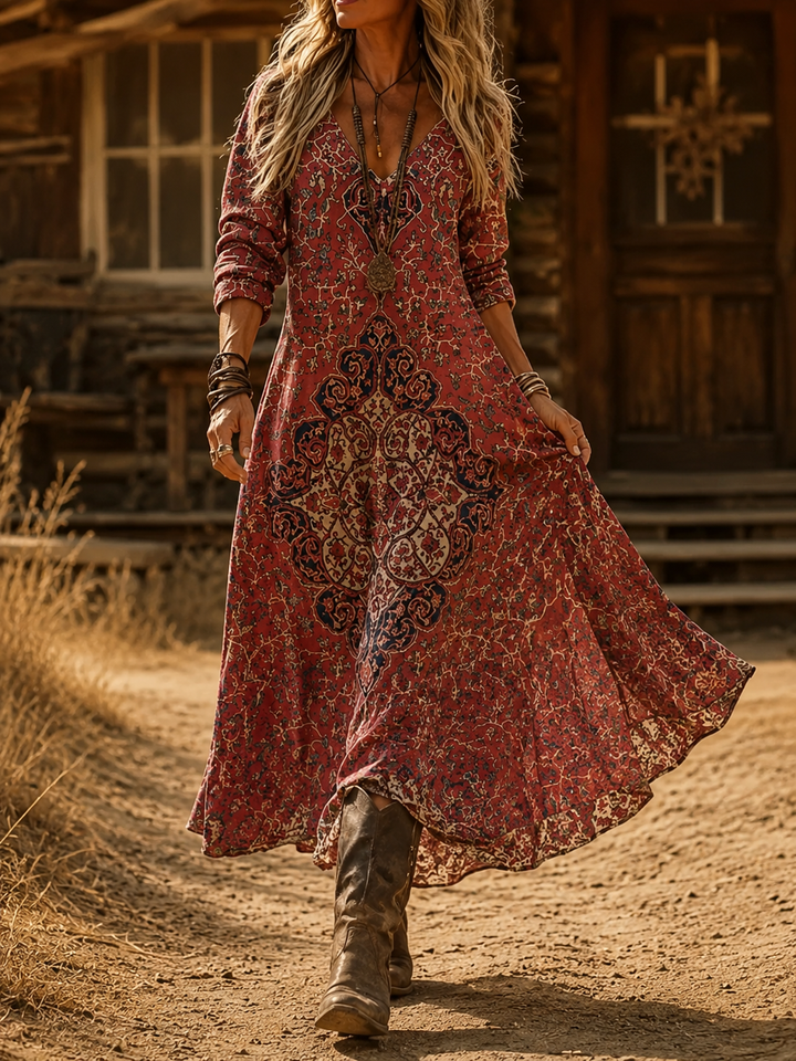 Arlisse | Vintage Bohemian Summer Dress