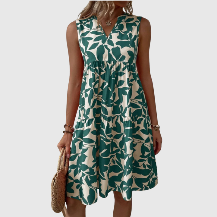 TASHA | Flowy Bloom Midi Dress