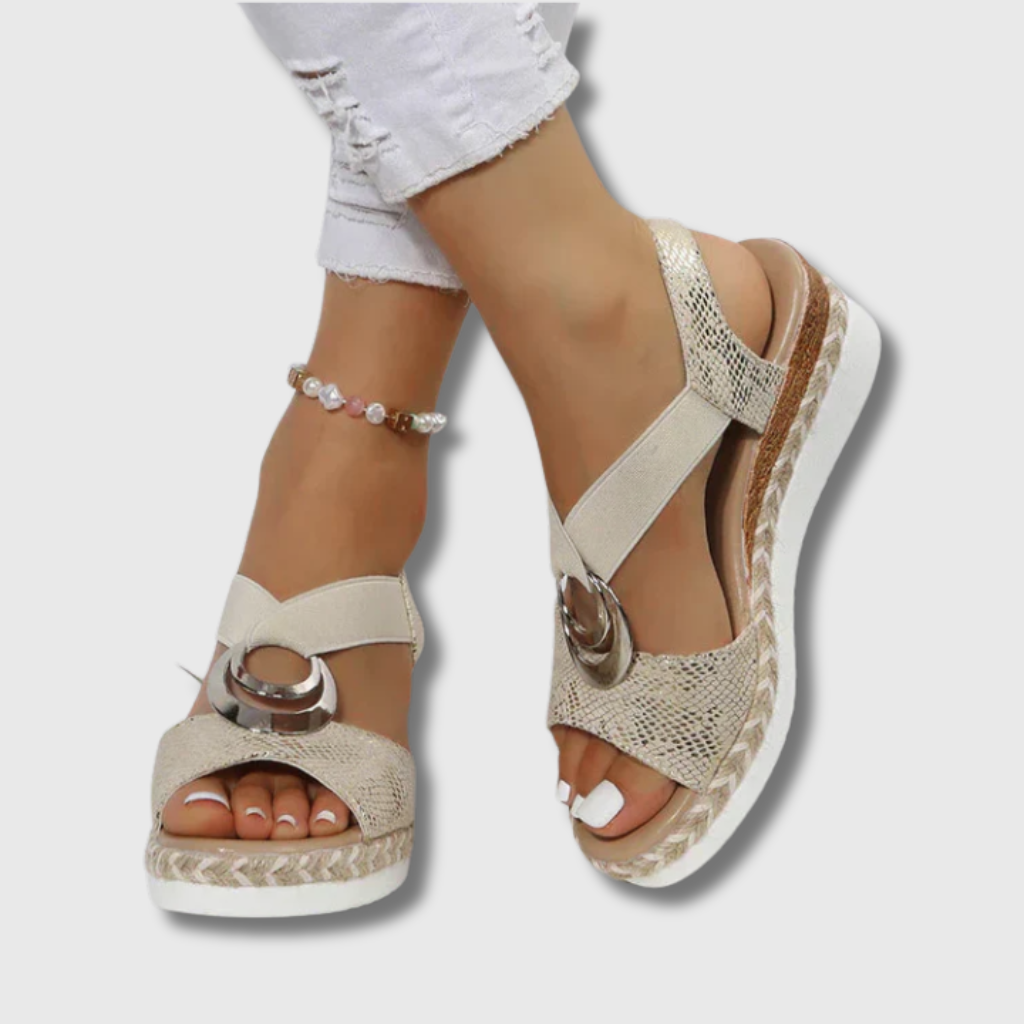 Havelin™ | Elegant Buckle Wedge Sandals