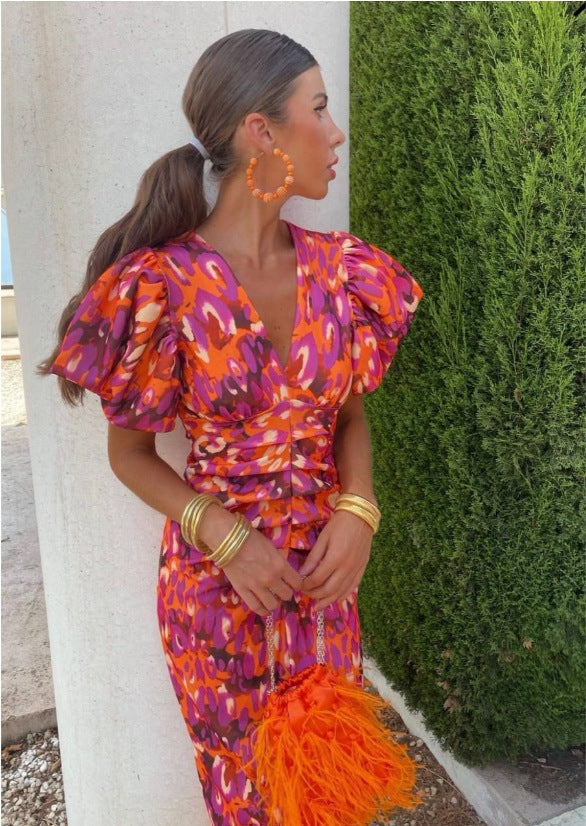 Jessira™ | Long Colorful Dress – Clara & June