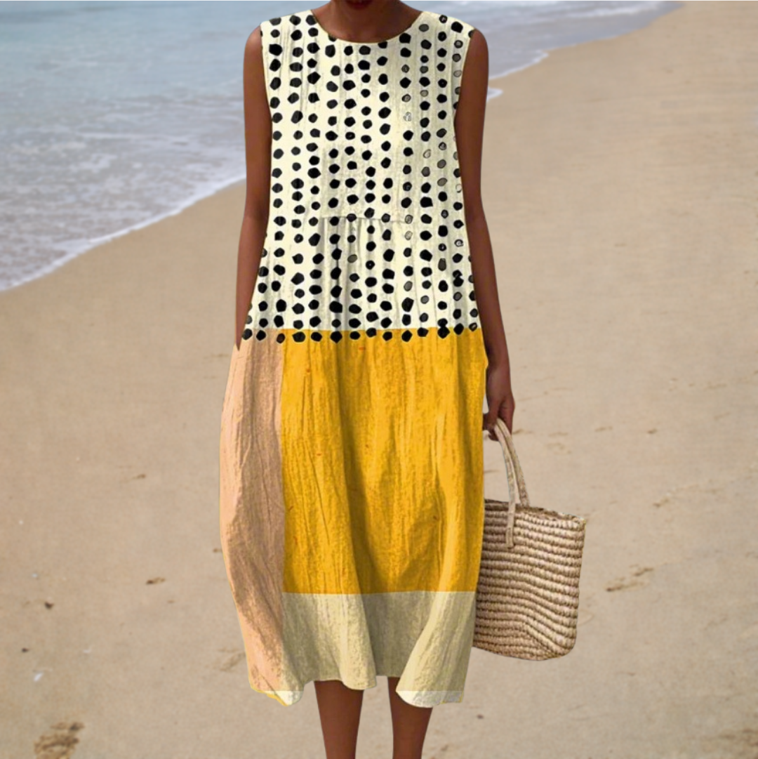 Melissa | Long Graphic Dress