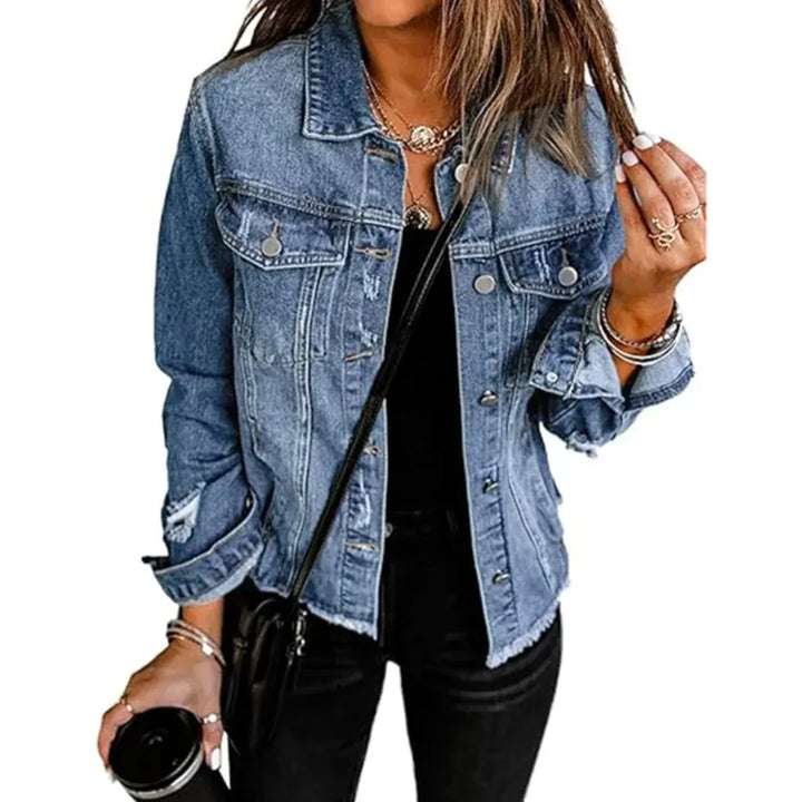 Ivoria™ | Casual Denim Jacket