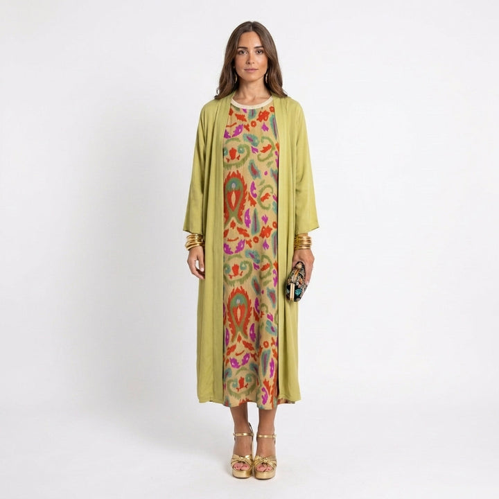 Martha | Flowing Dress with Shawl