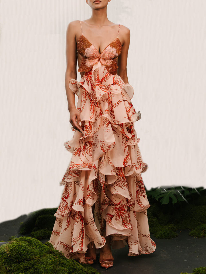 La Scintilla™ | Signature Bow Maxi Dress