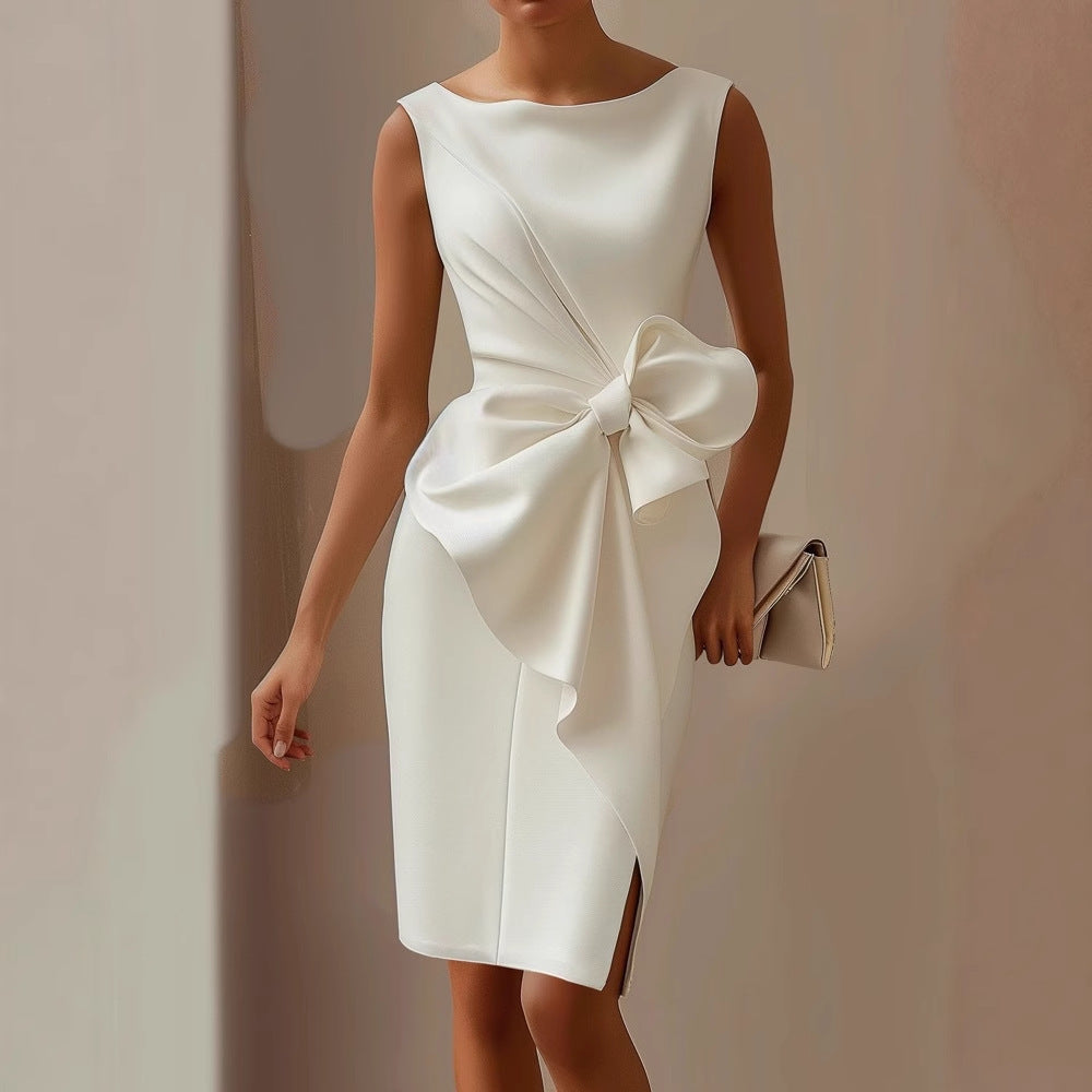 Elara - Classic Bow Dress