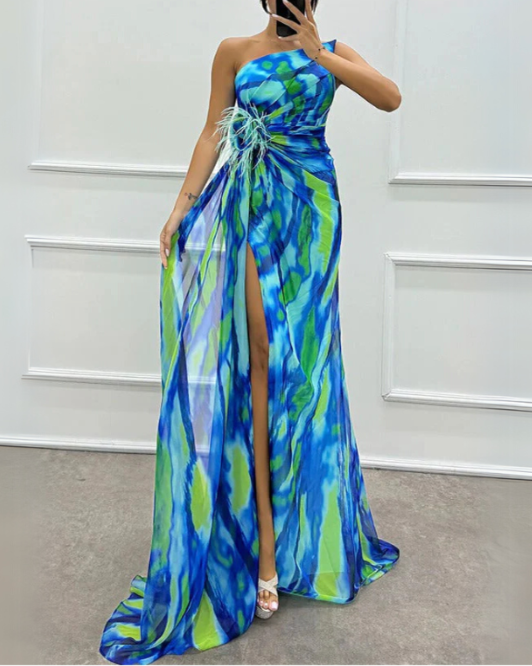 Annie™ | Vibrant Draped Dress