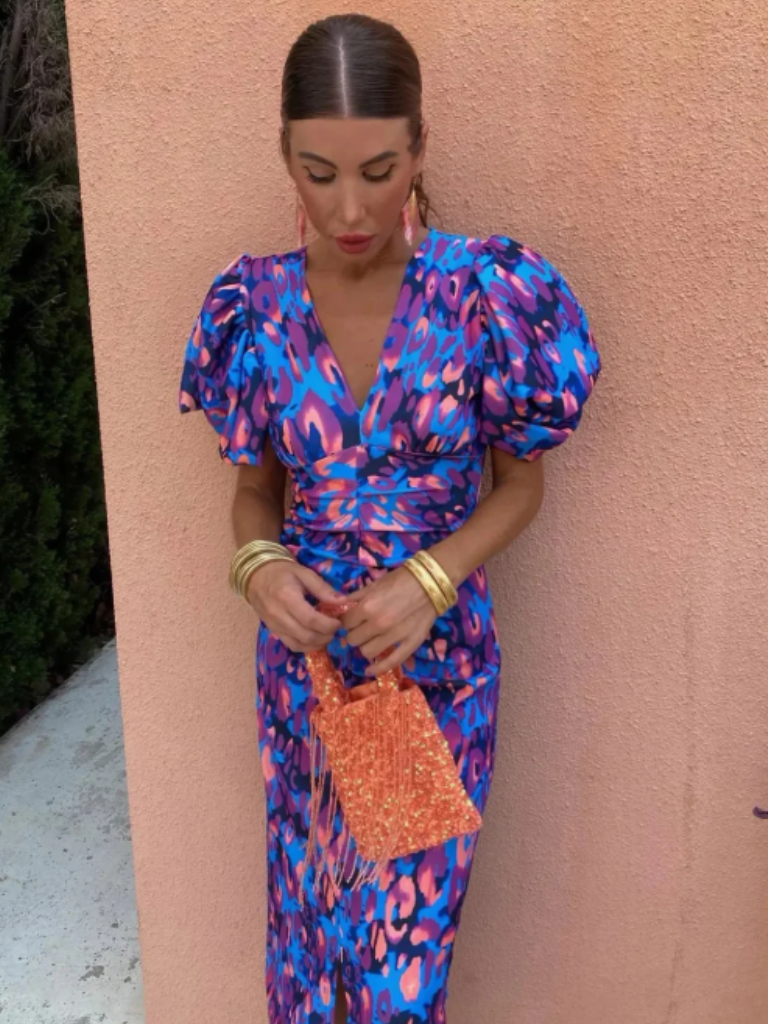 Millie™ | Vivid Pleated Midi Dress