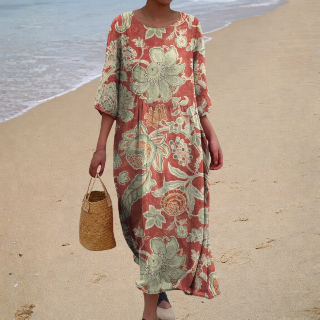 Adriana | Long Floral Dress