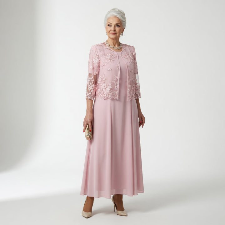 Adina™ - Elegant Floral Printed Summer Dress