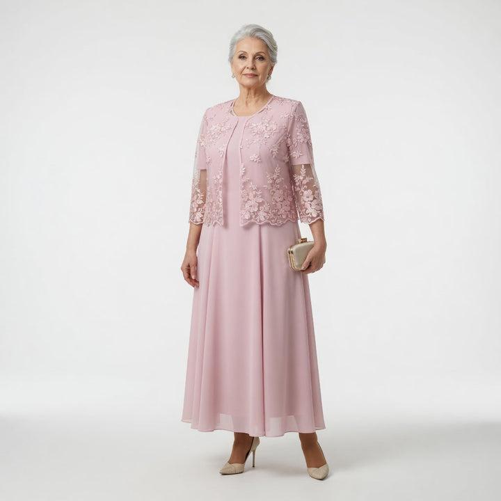 Adina™ - Elegant Floral Printed Summer Dress
