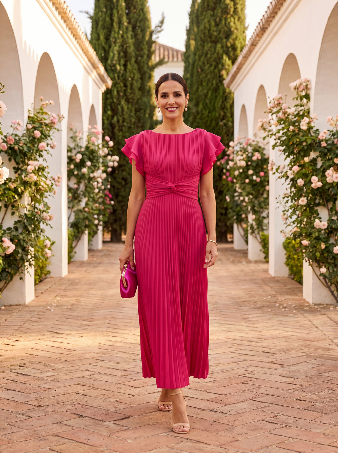 Jessalyn™ | Polished occasion ready pleated dress