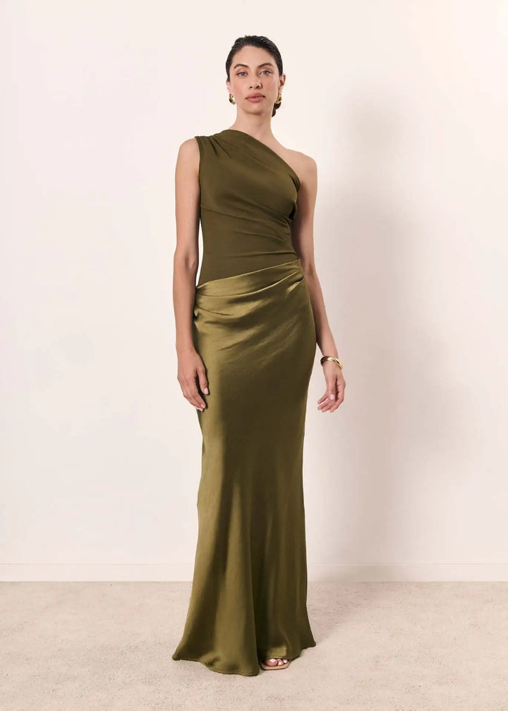 Ellie™ | Maxi Dress with a Guilt in Satin