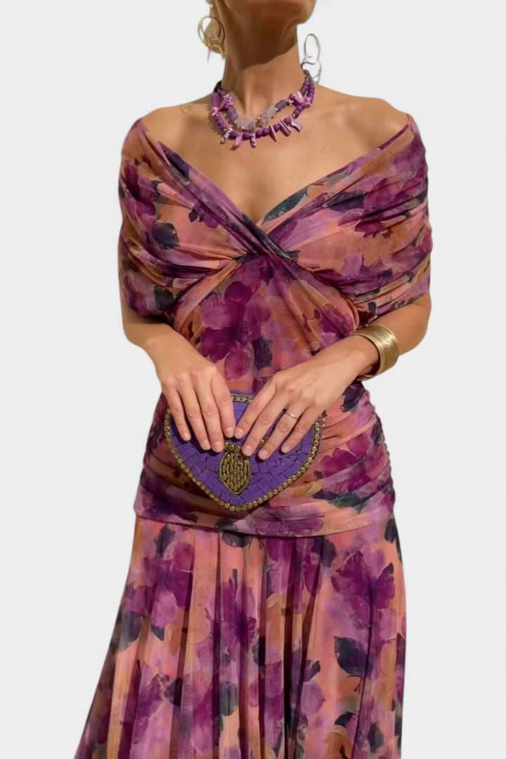 Evira - Elegant Off-Shoulder Dress