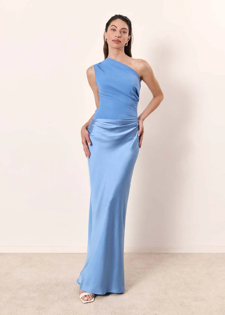 Ellie™ | Maxi Dress with a Guilt in Satin