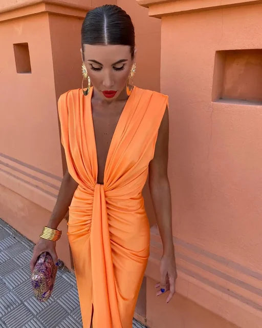 Viola™ | Elegant Pleated Dress