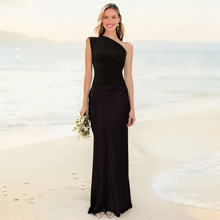Ellie™ | Maxi Dress with a Guilt in Satin