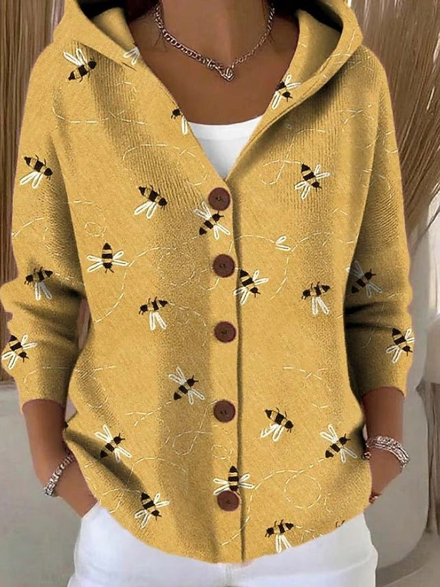 Cassidy - Artistic Warm Long Cardigan