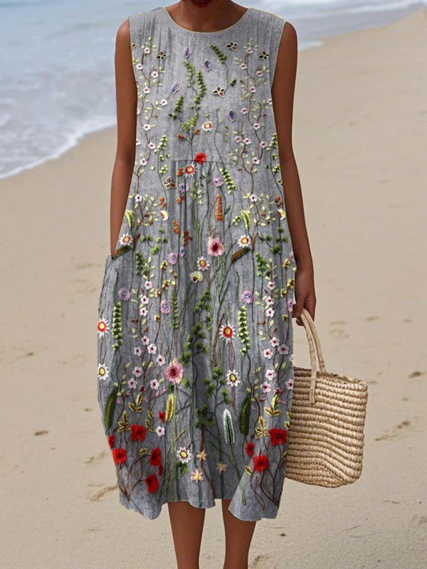 Giselra™ | Wildflower Midi Dress