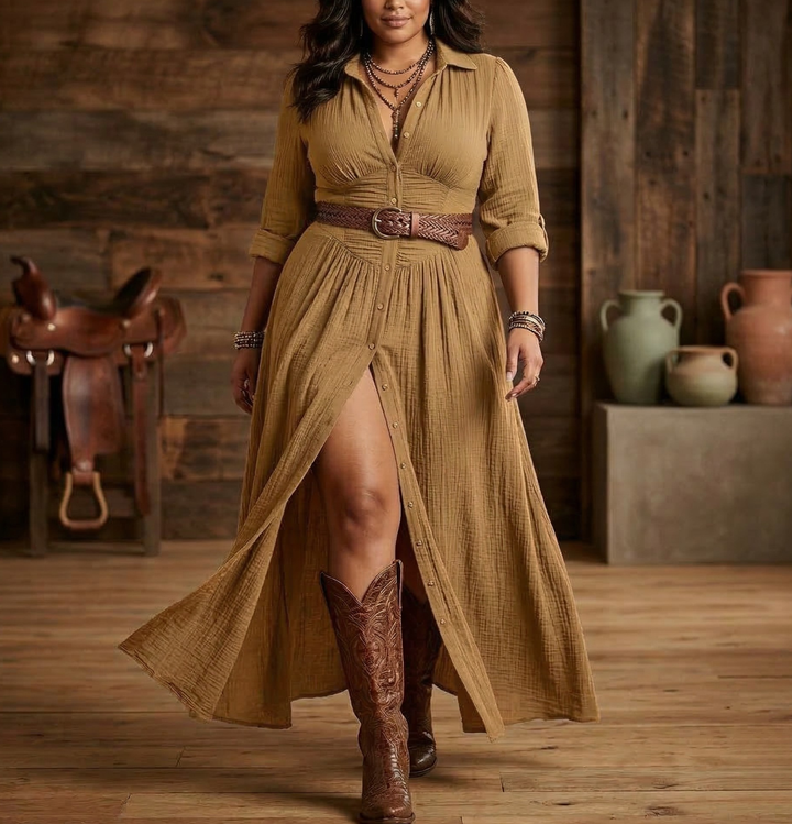 Hayley | Belted Dress