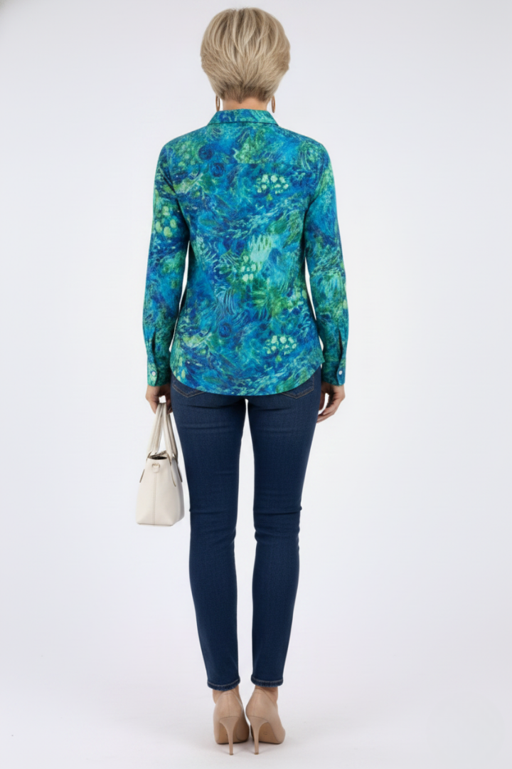 Tavelisse™ | Peacock Grace Blouse