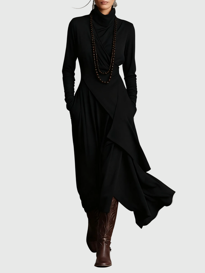 Purple | Pleated Maxi Dress