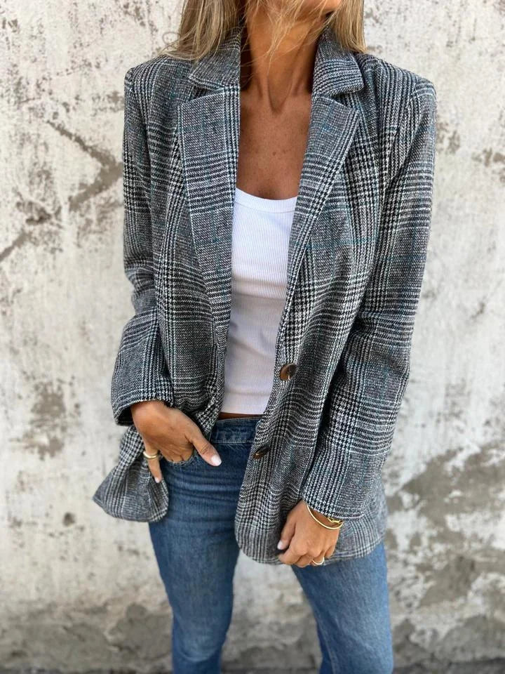 Bonita™ | Classic Check Blazer Jacket