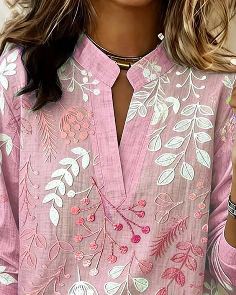 Kristy™ | Casual Floral Print Everyday Blouse