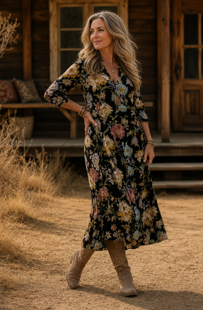 Ardelle | Vintage Bohemian Summer Dress