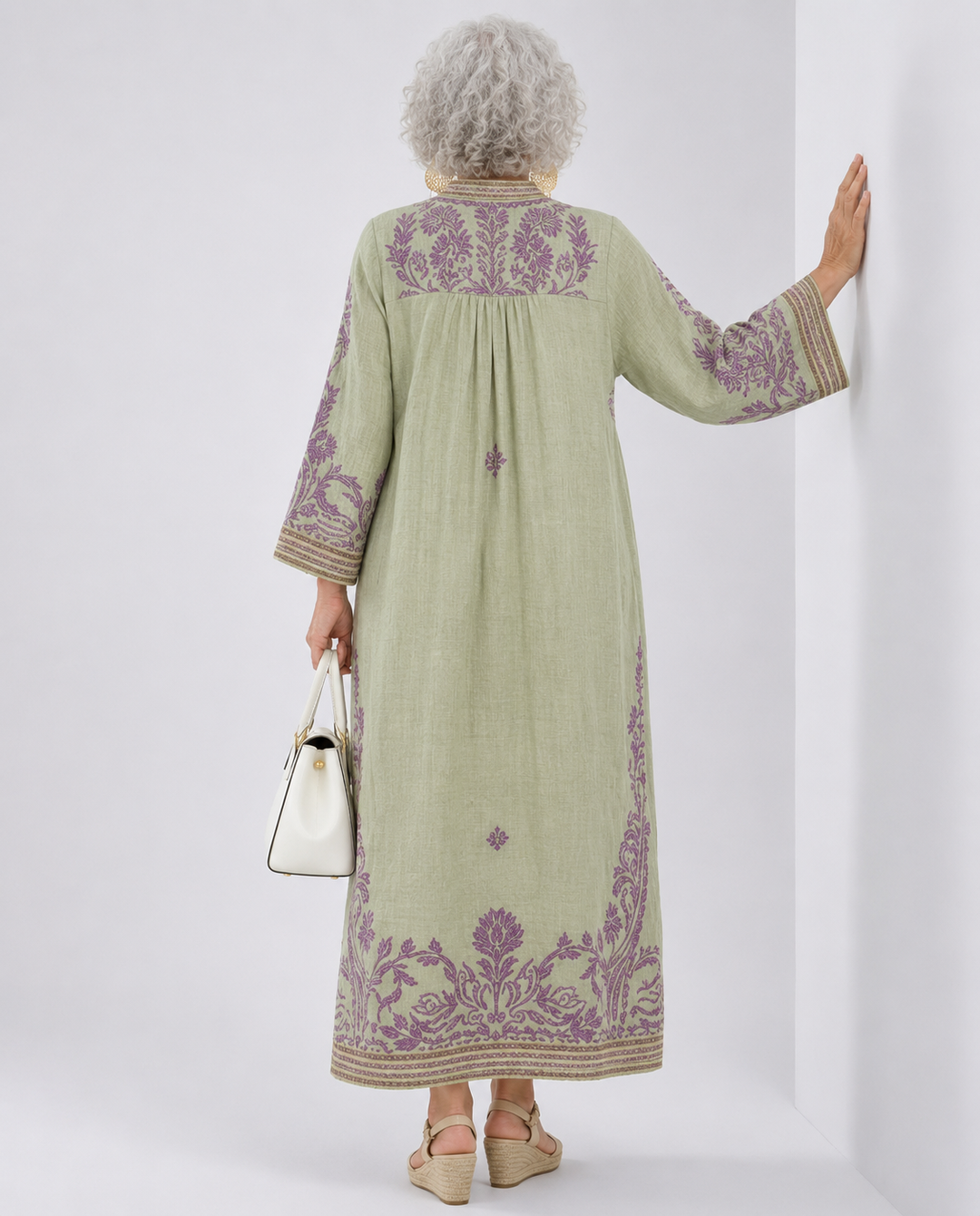 Celestina | Embroidered boho dress with a Mediterranean charm