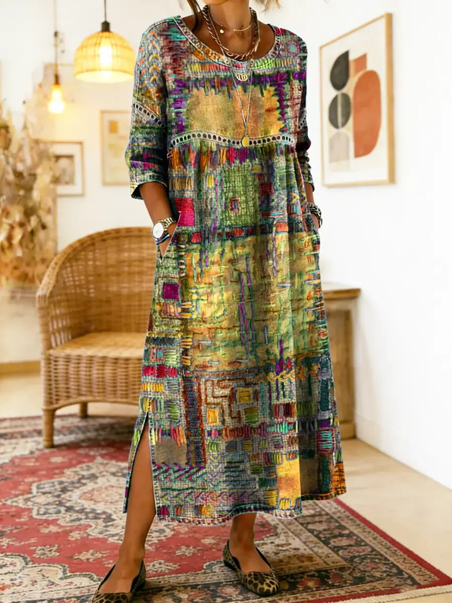 MANUELA™ | VIBRANT ARTISTIC EVERYDAY DRESS