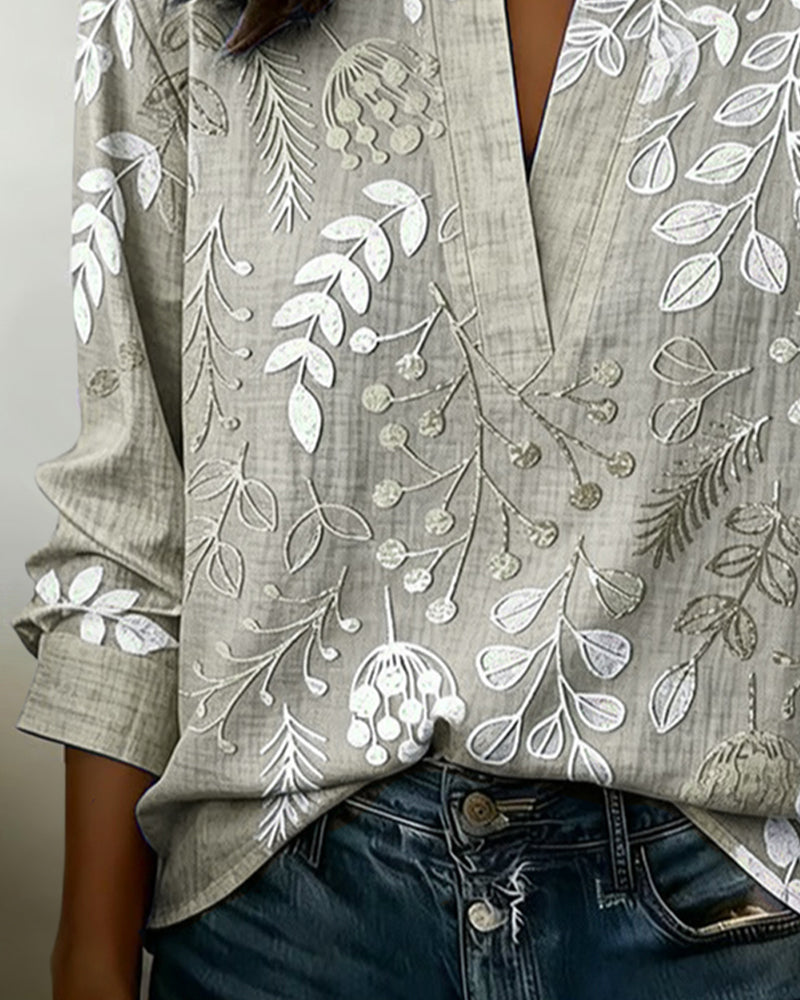 Kristy™ | Casual Floral Print Everyday Blouse