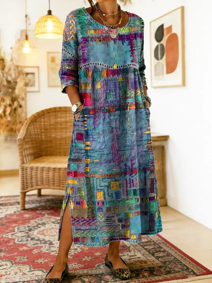 MANUELA™ | VIBRANT ARTISTIC EVERYDAY DRESS