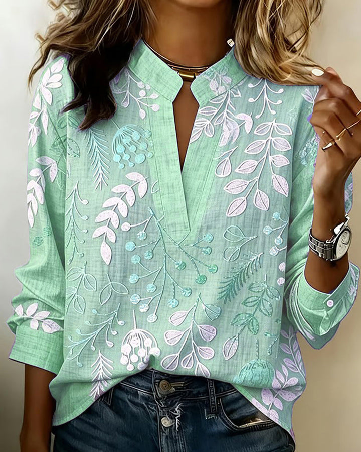 Kristy™ | Casual Floral Print Everyday Blouse