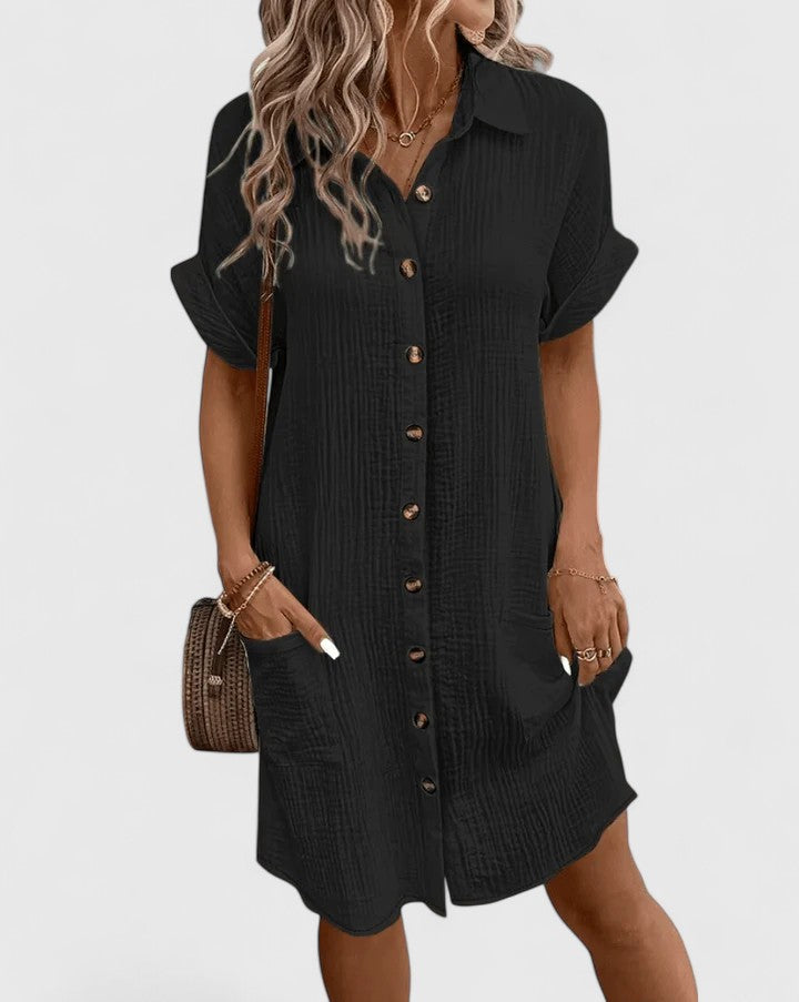 Gianelleza™ | Sophisticated Midi Dress