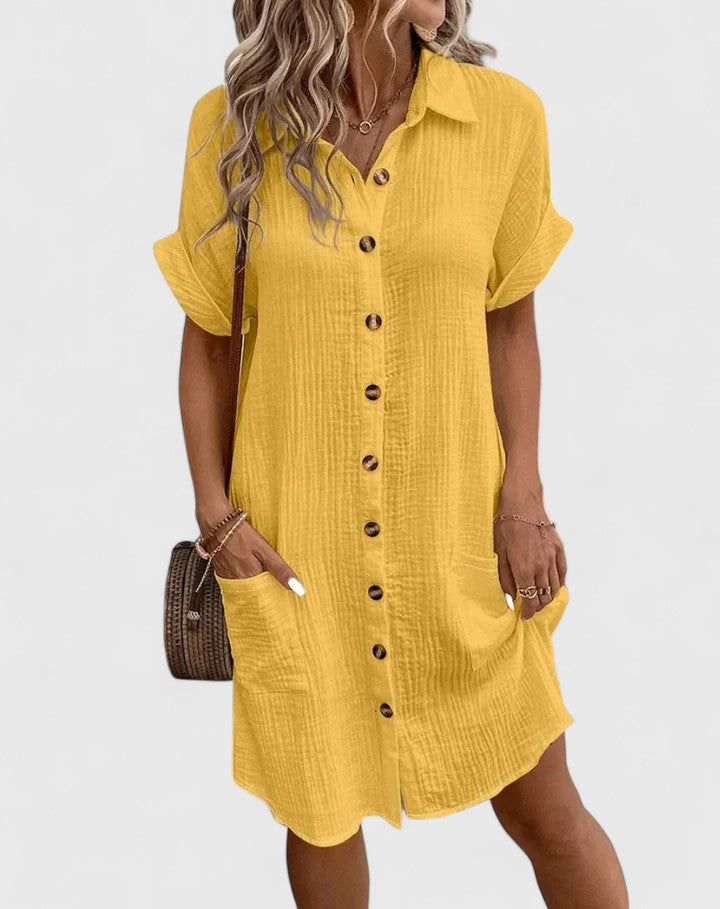 Gianelleza™ | Sophisticated Midi Dress