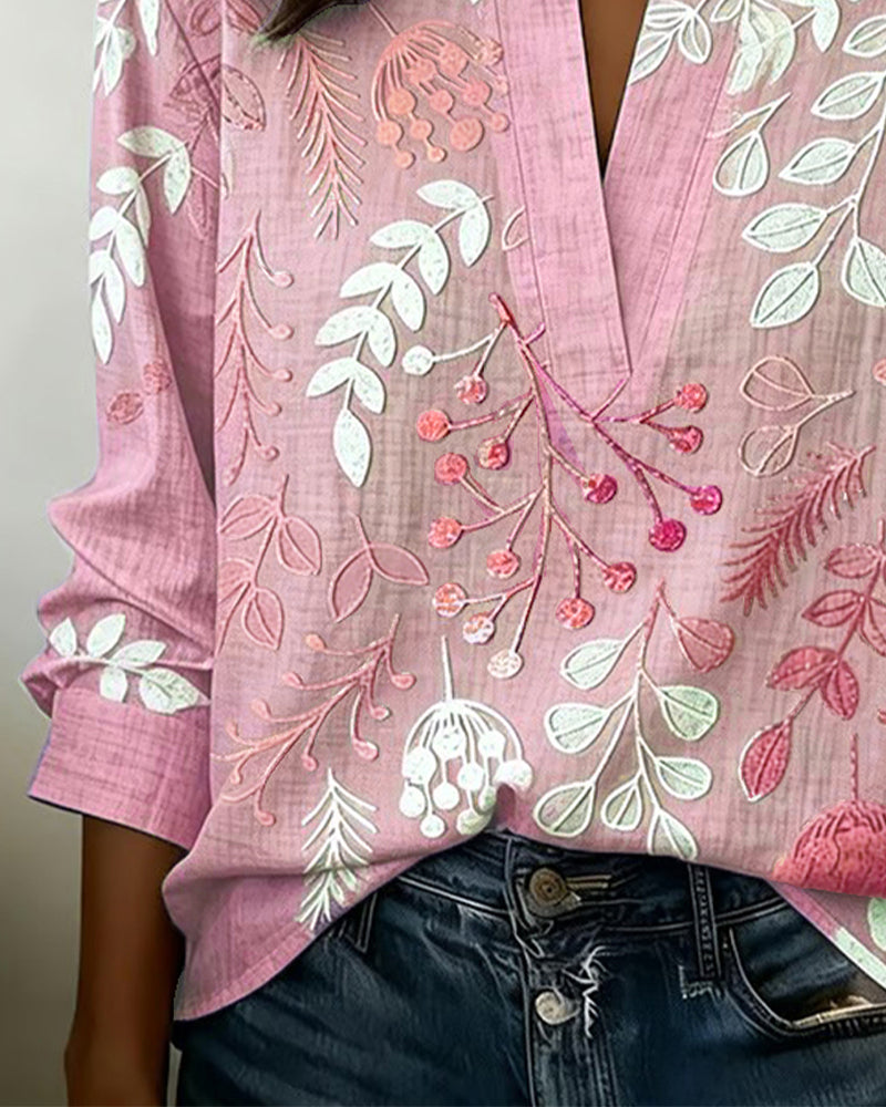 Kristy™ | Casual Floral Print Everyday Blouse