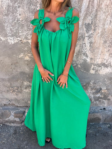 Philippa™ | Modern Boho Flower Detail Dress