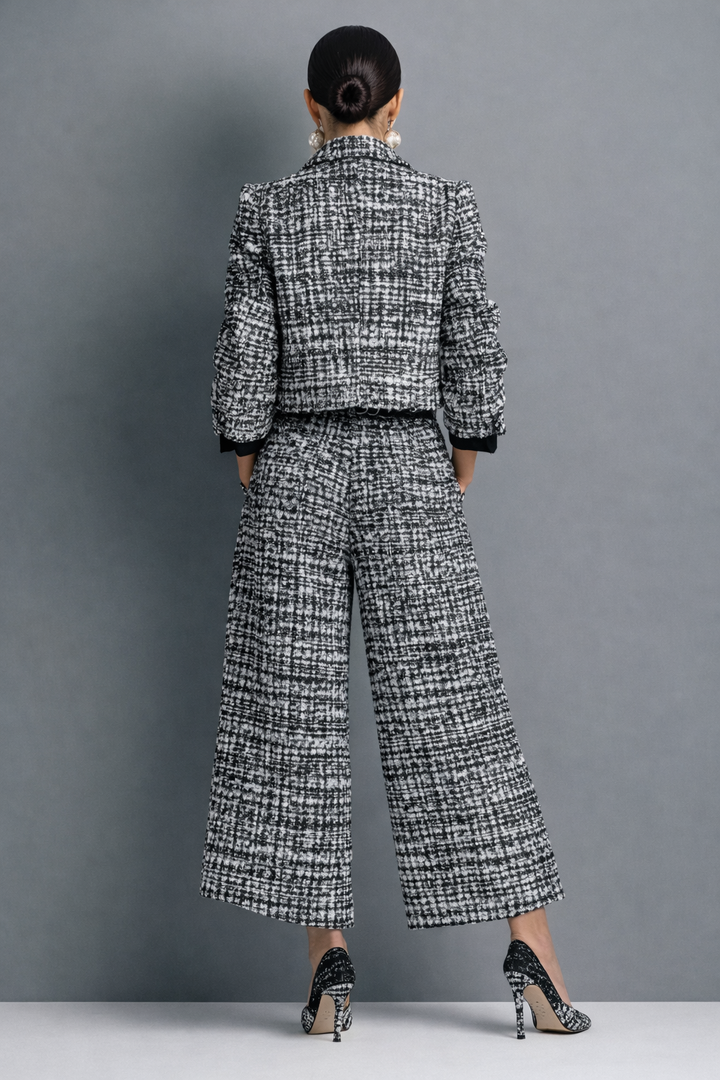 Charis™ | Elegant Tweed Cropped Jacket Matching Set
