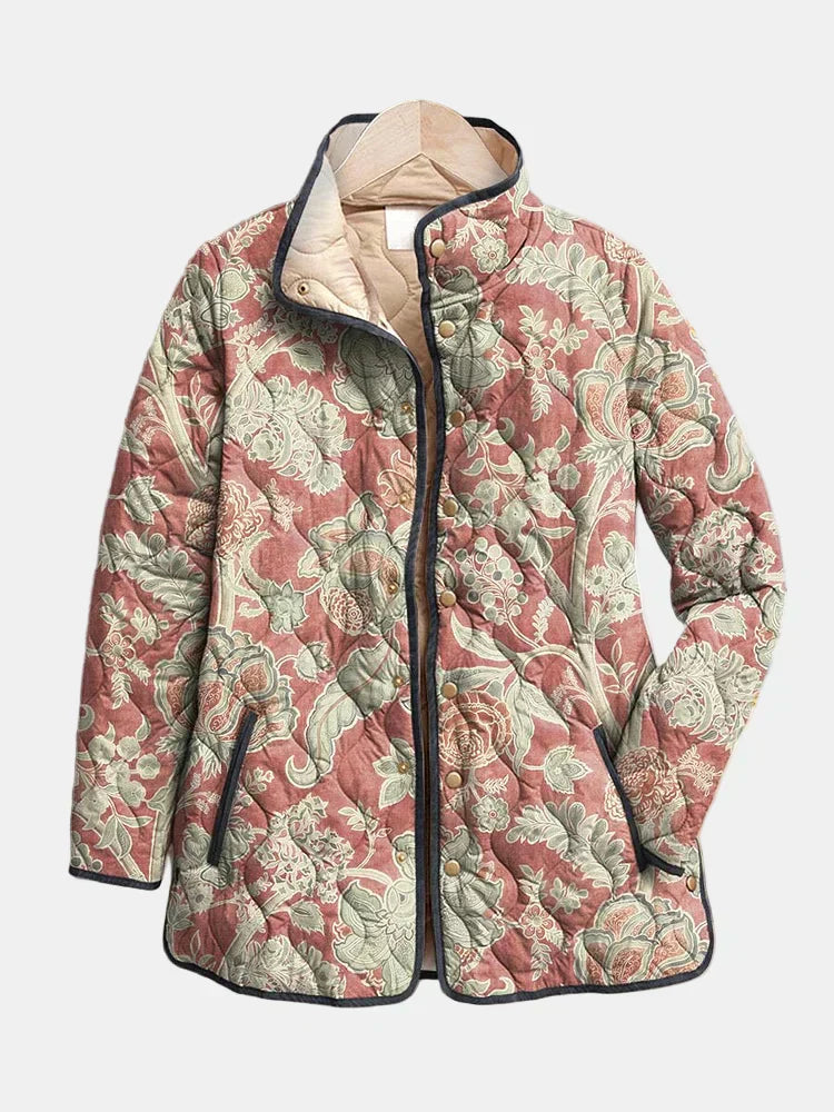 Nancy | Vintage Floral Casual Quilted Jacket (1+1 Free)
