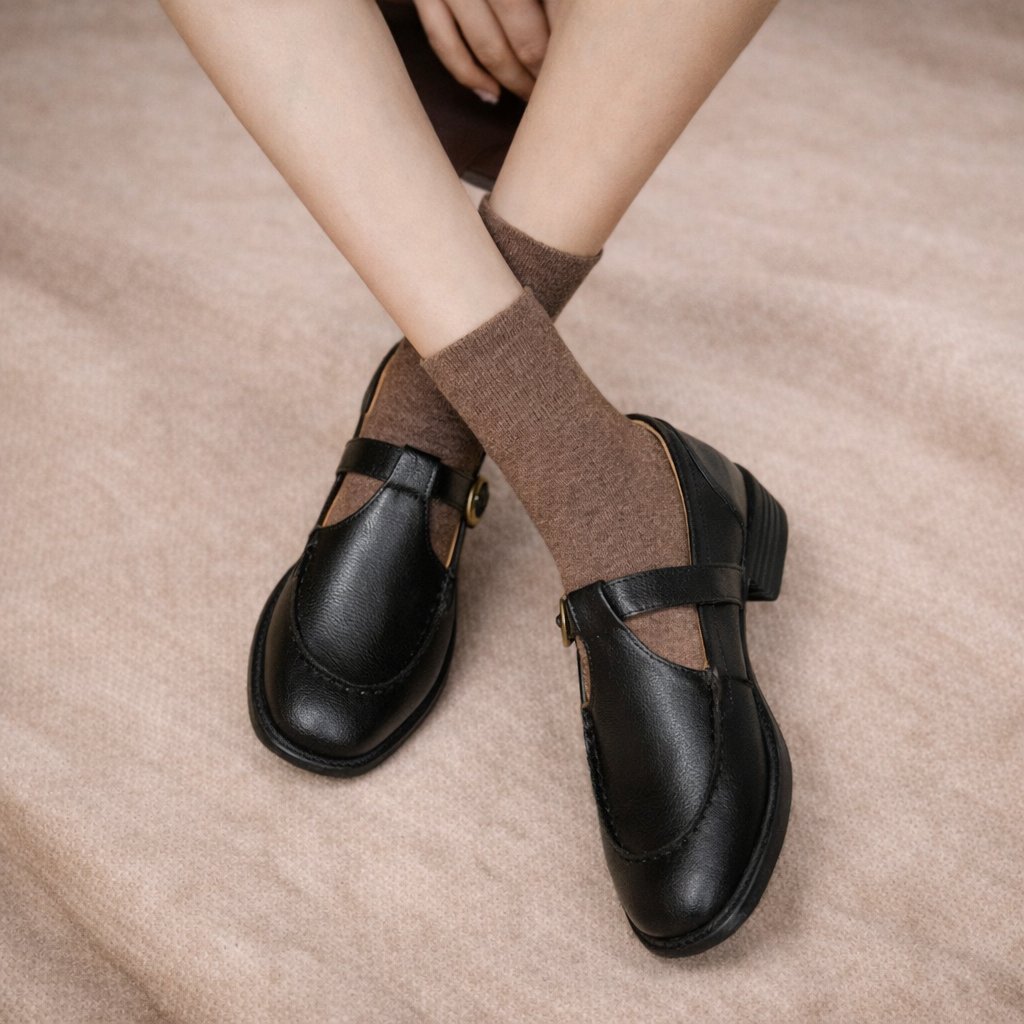 Selvara™ | Orthopedic Square-Toe Mary Jane Shoes