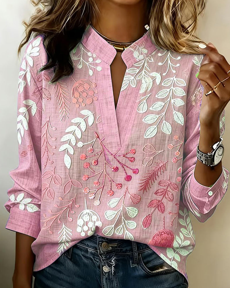 Kristy™ | Casual Floral Print Everyday Blouse