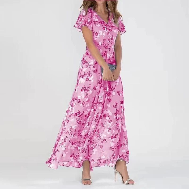 ZURI | ELEGANT AND FLOWING DRESS WITH A SLIMMING EFFECT