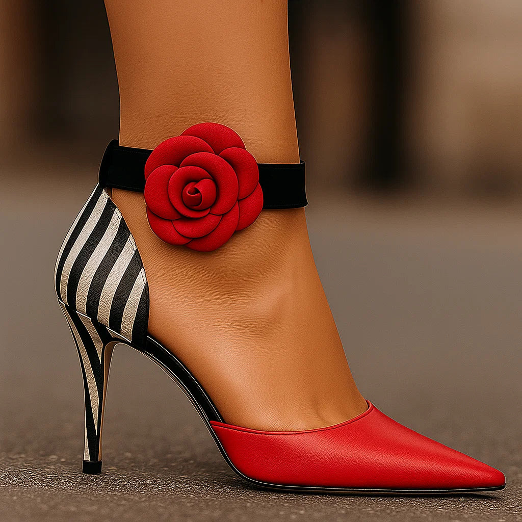 Velindra™ | Floral Elegance Pumps