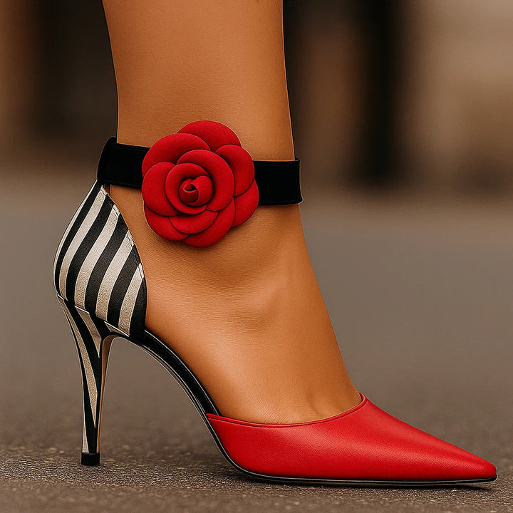 Velindra™ | Floral Elegance Pumps