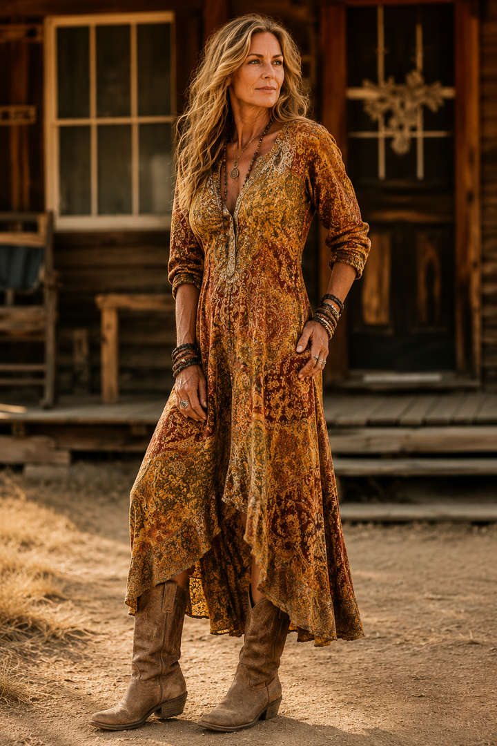 Laura | Vintage Bohemian Summer Dress