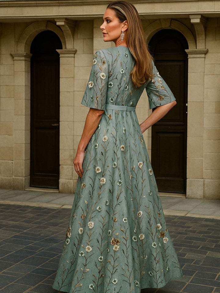 La Scintilla | Long Dress – Botanical Elegance