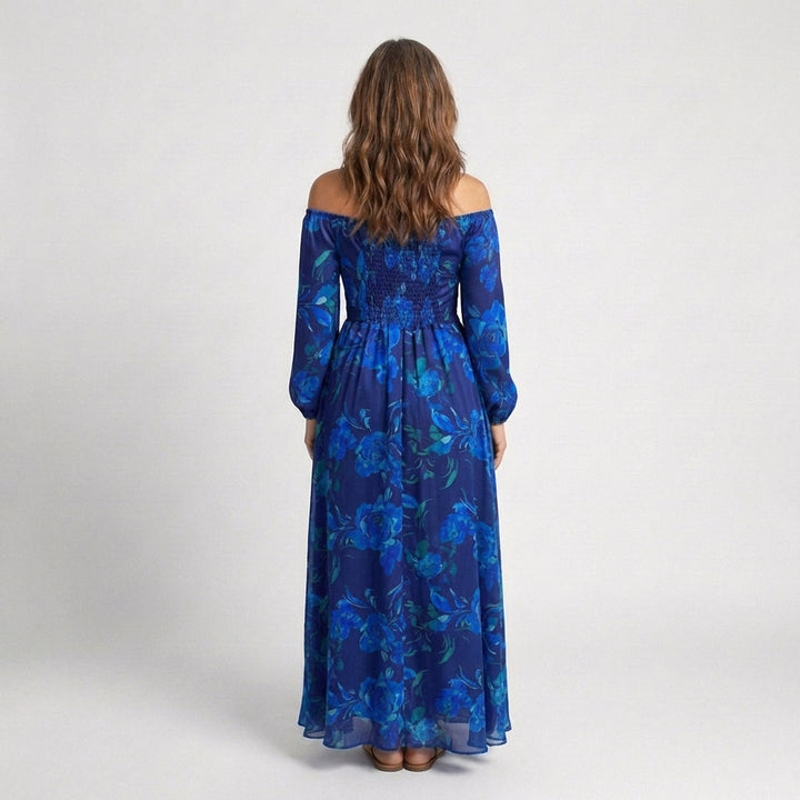 Bettie™ | Off Shoulder Floral Maxi Dress