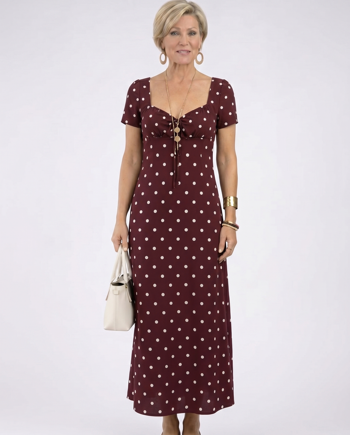 Margot™ – Vintage Polka Dot Dress