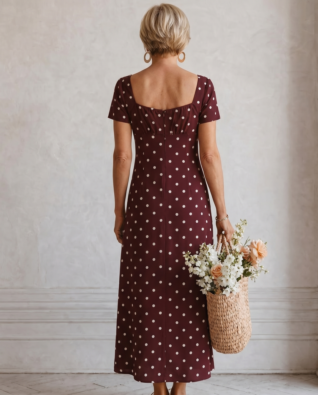 Margot™ – Vintage Polka Dot Dress