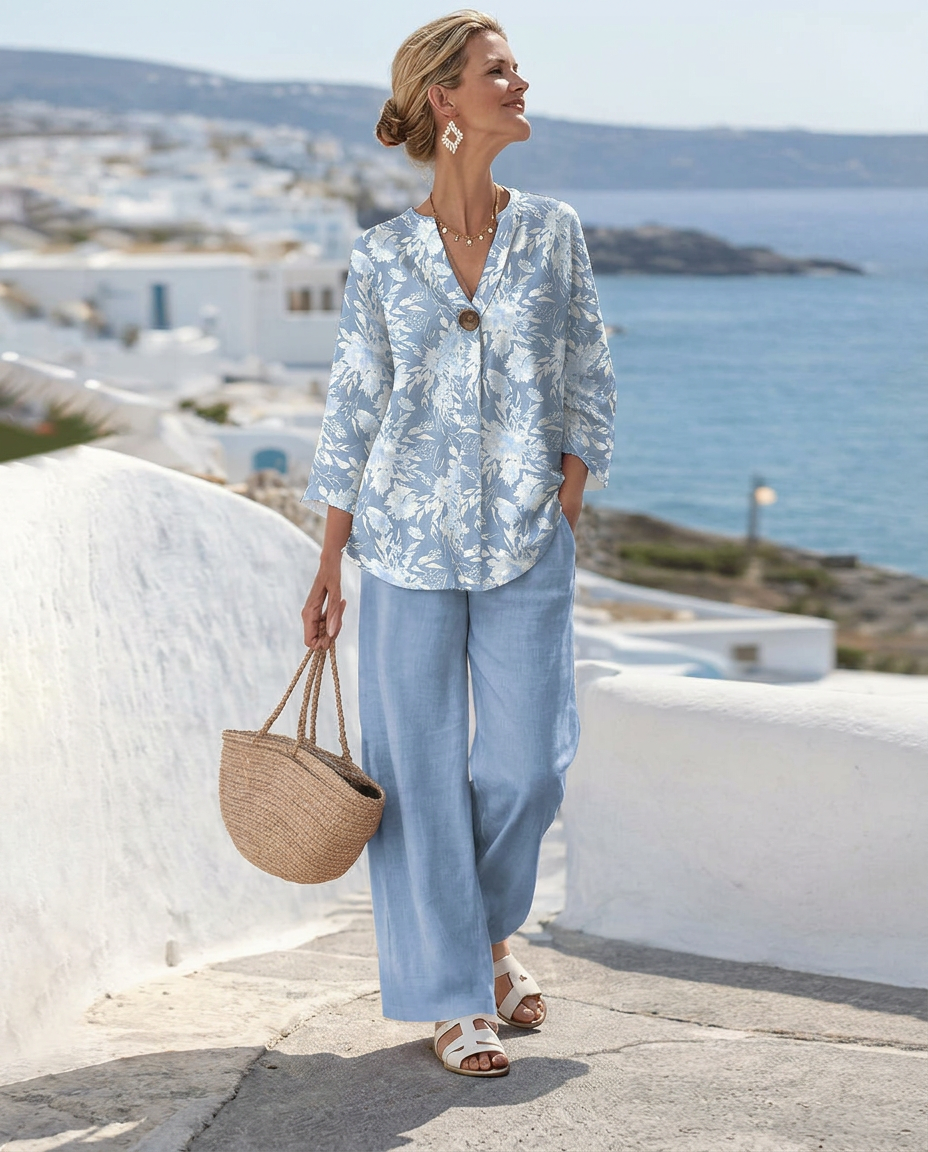 Shaina™ | Breezy floral summer lounge set